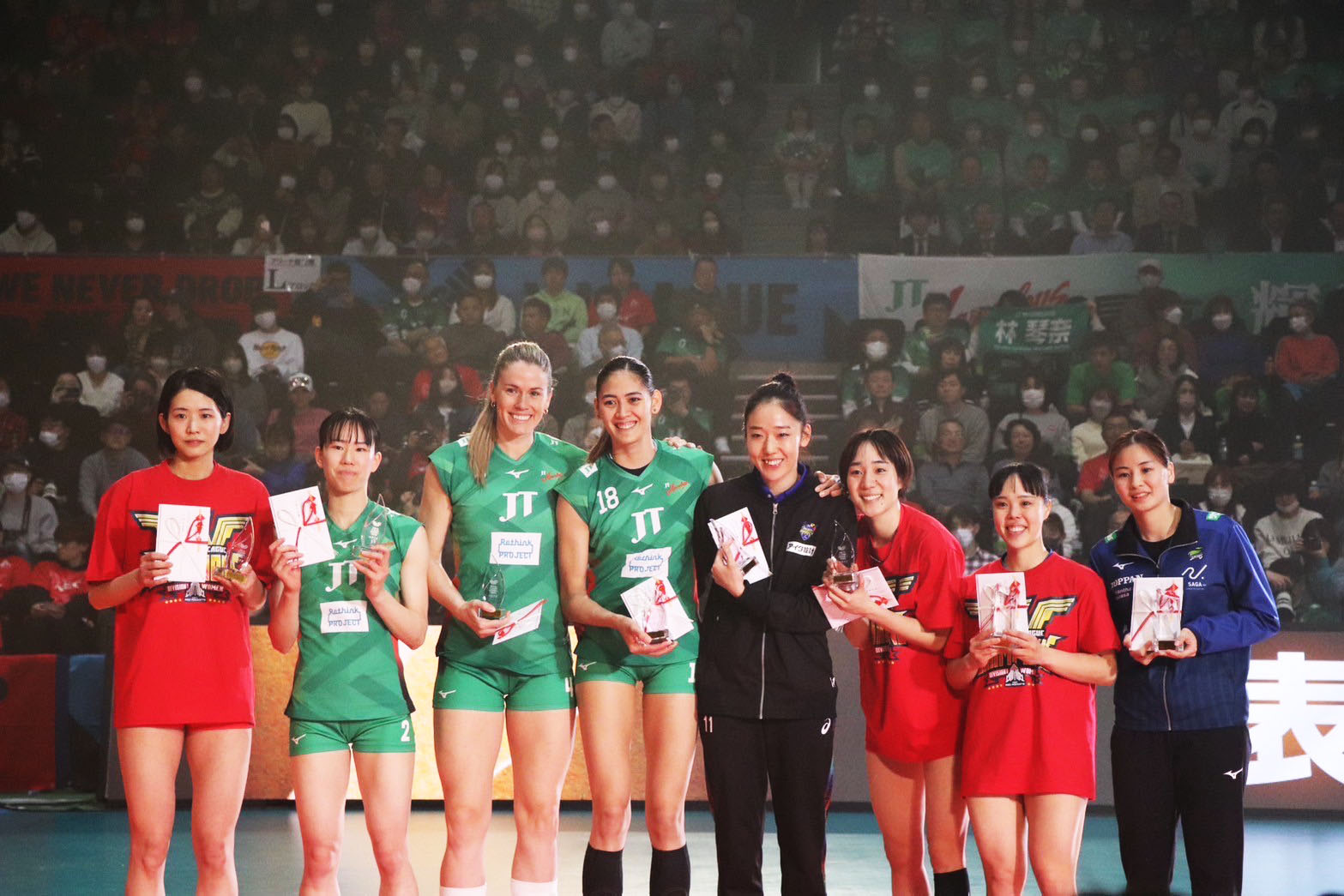2023-24 V.LEAGUE青柳京古選手がベスト6に選出されました！