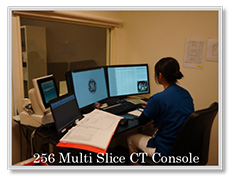 256 Multi Slice CT Console