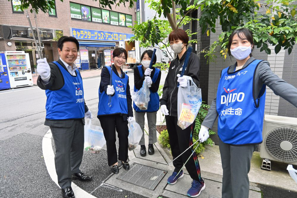 大同生命埼玉3支社と清掃活動を行いました！