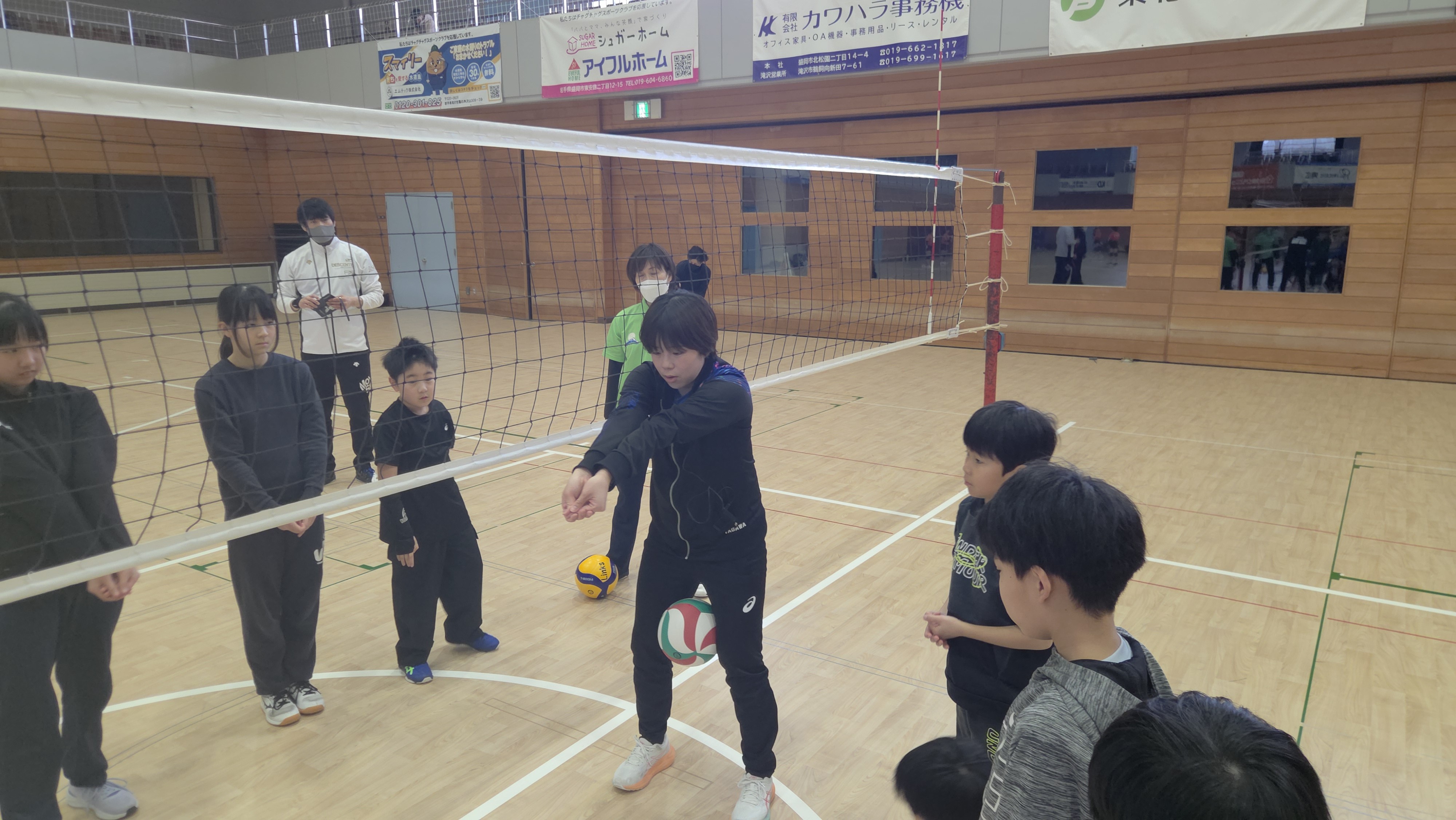 令和7年度　滝沢市バレーボールクリニックに参加しました！
