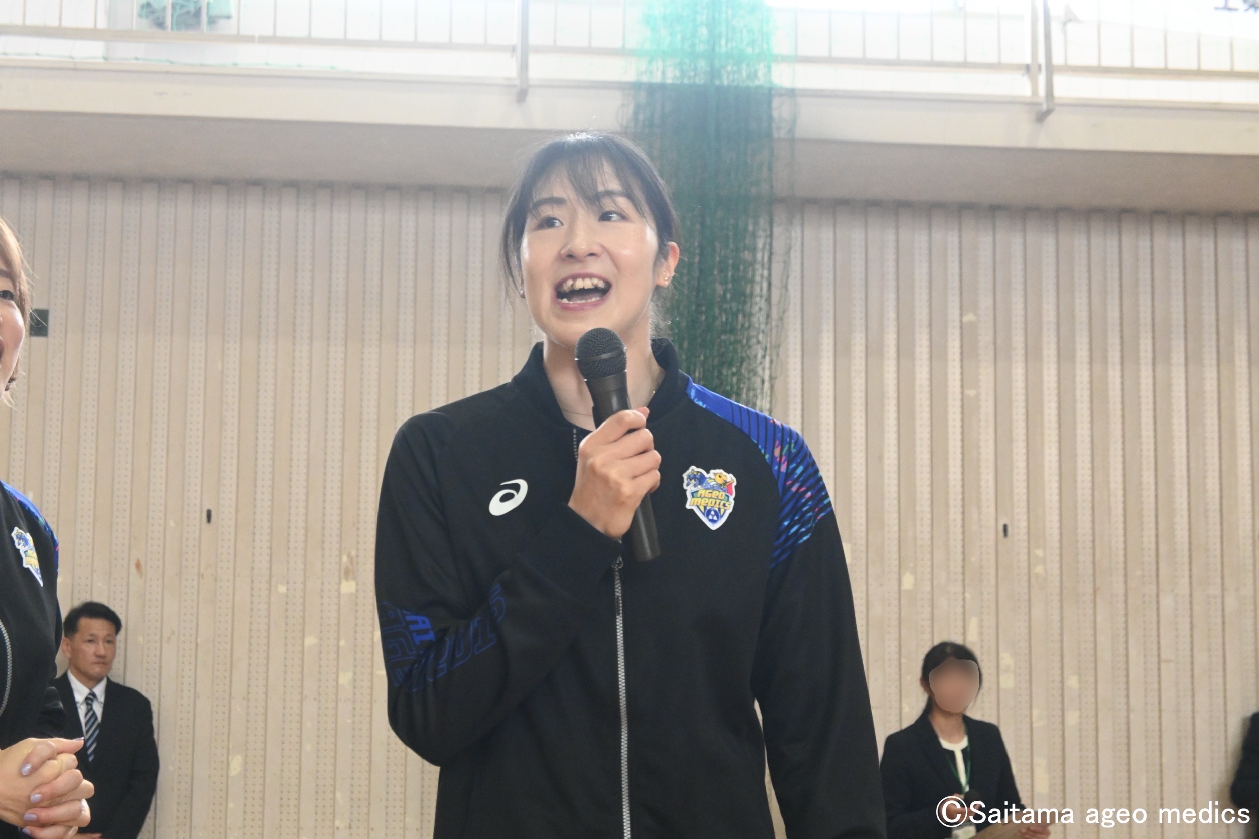 深谷市立上柴東小学校へ選手が訪問しました！