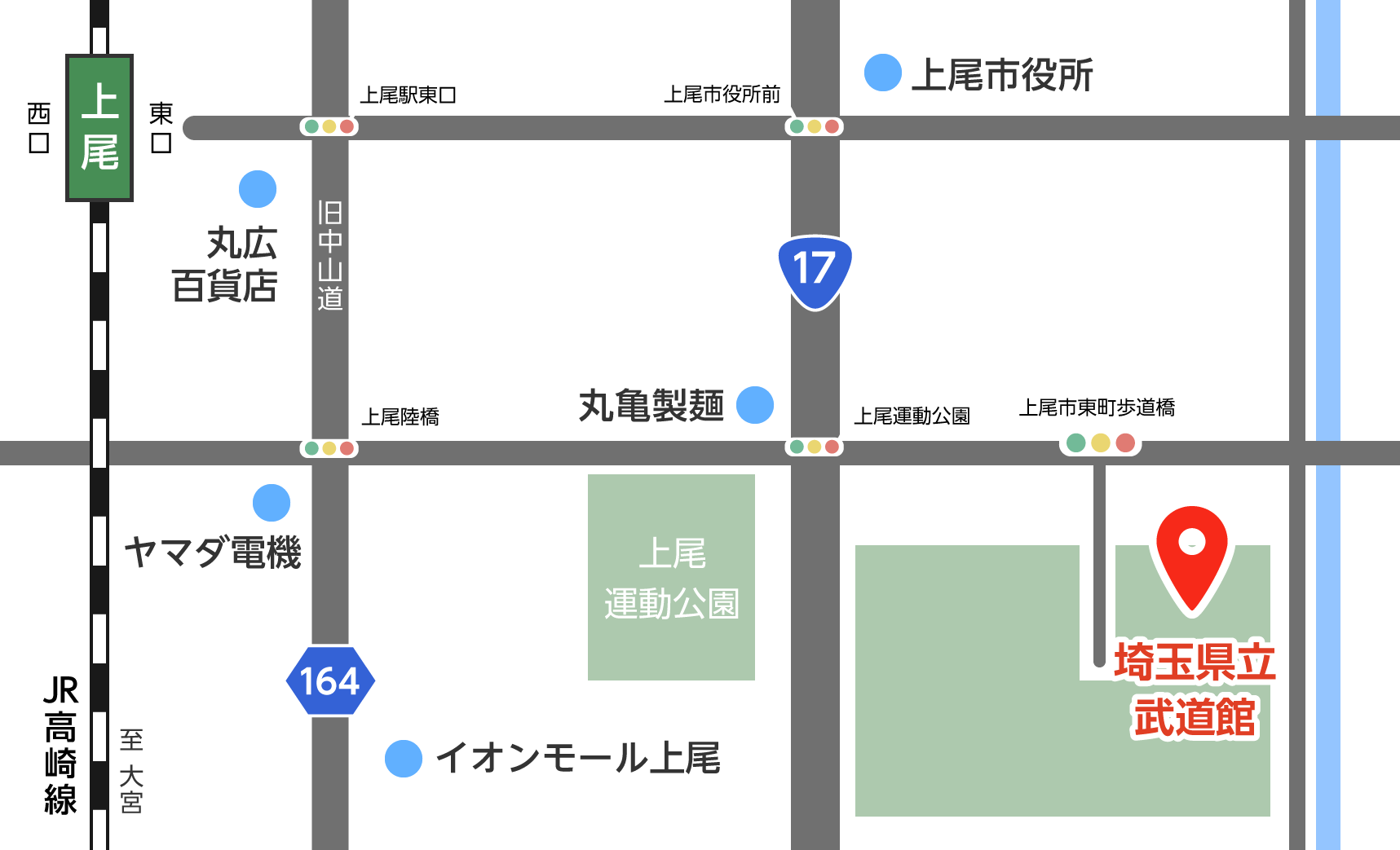 埼玉県立武道館MAP