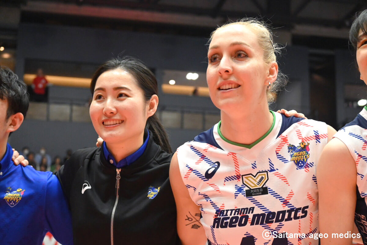 埼玉上尾メディックス 清田百香 通訳