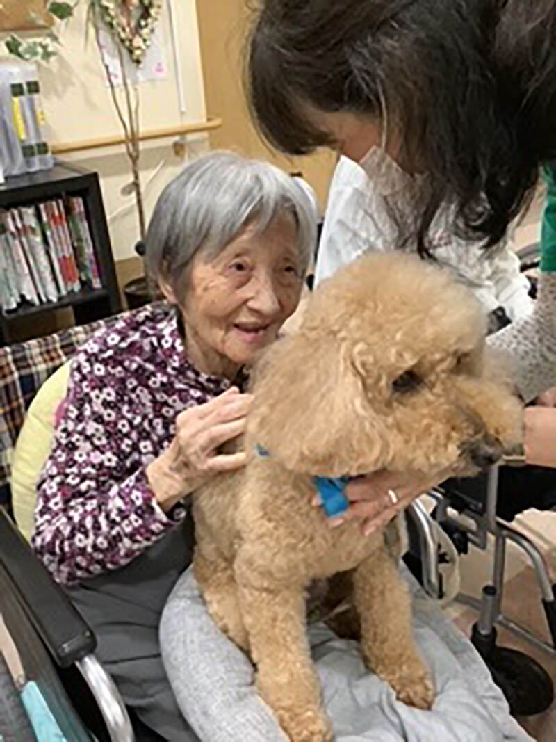 リハビリポート横浜 セラピードッグ訪問